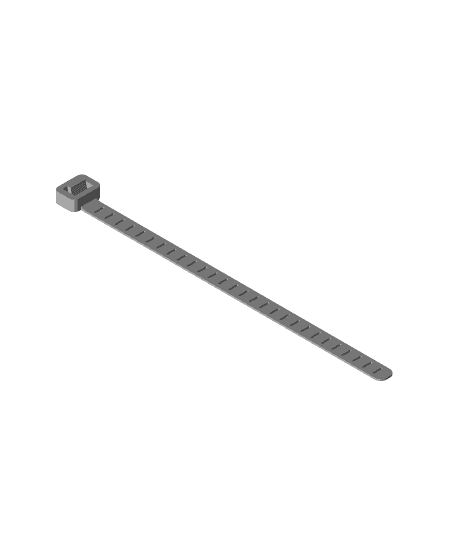 Cable ties - Kabelbinder  3d model