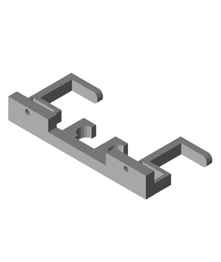 Fishing Rod Holder Bracket with screw holes - 3D model by ruben on Thangs