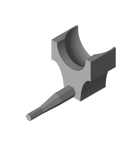 Head support for big hero fighting robot stand 3d model