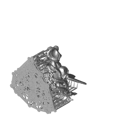 Crab Biomech - Brachyur, Lemurian Sandwalker (Pre-Supported) 3d model