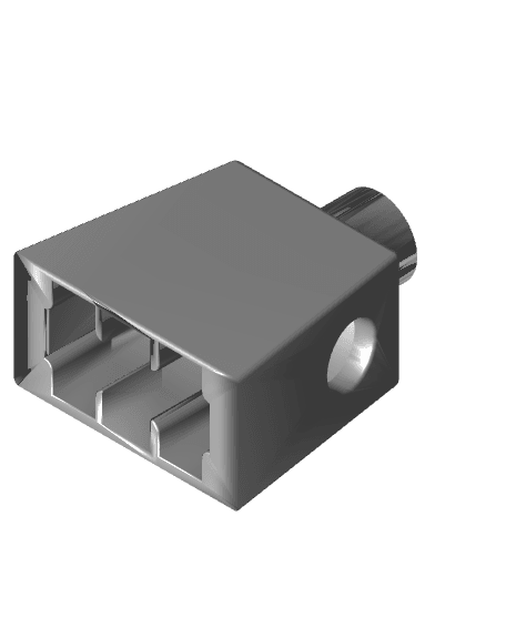 Brick Compatible Torso with Void Front for Logo insert. 3d model