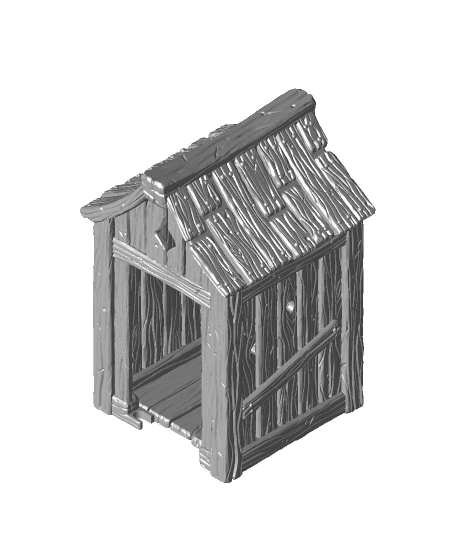 Outhouse 3d model