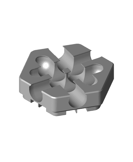Hextraction Quad Trap Tile 3d model