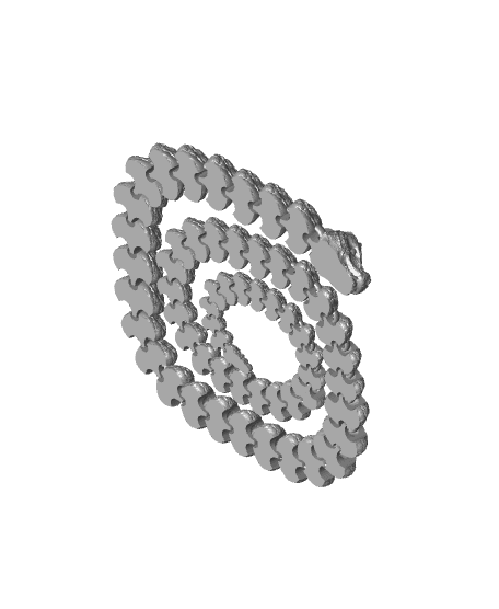 Articulated Snake (44inches) 3d model