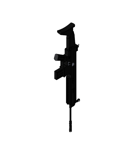 FN SCAR 3d model