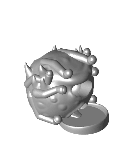 Beholder Dice Tower - Print In Place - No Supports 3d model