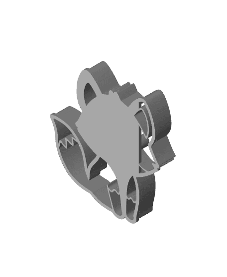 Baby Fox Cookie Cutter, Biscuit Cutter 3d model