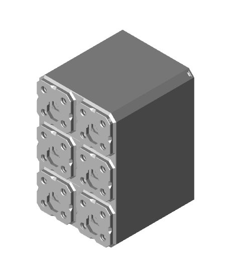 2x3x2 - Simple Walls - Multibin Shell 3d model