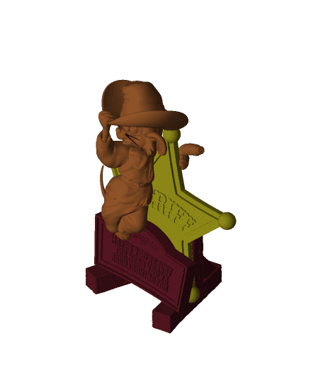 Fievel and Badge by PixelandPlastic full viewable 3d model