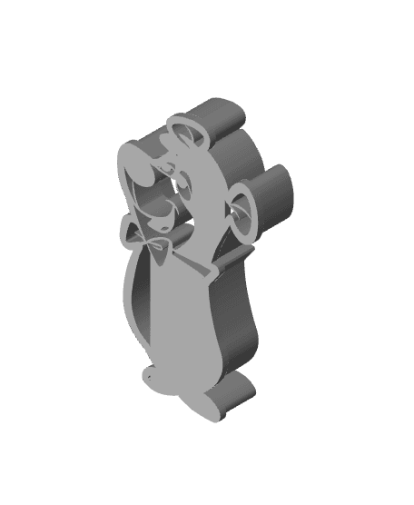 The Flintstones Cookie Cutter, Biscuit Cutter 3d model