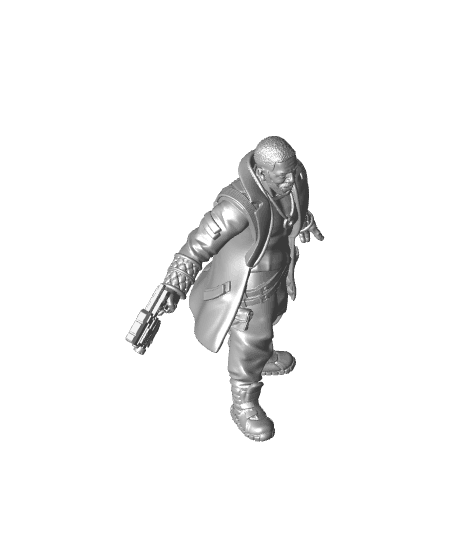 Sutter Rhodes - With Free Cyberpunk Warhammer - 40k Sci-Fi Gift Ideas for RPG and Wargamers 3d model