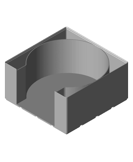 Gridfinity Horizontal Disc Storage 3d model