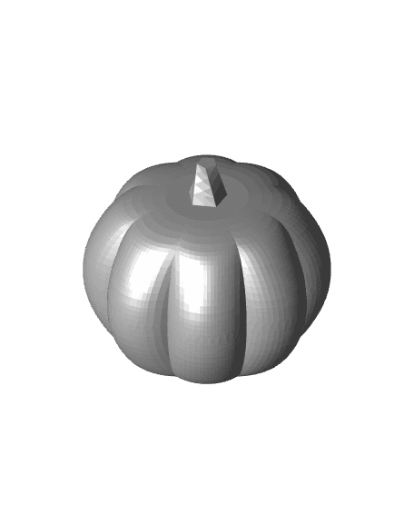 Pumpkin - Jar Top Handle 3d model