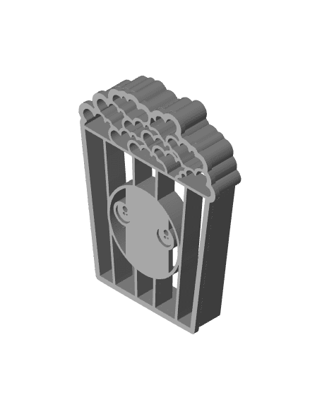 Popcorn Cookie Cutter, Biscuit Cutter 3d model