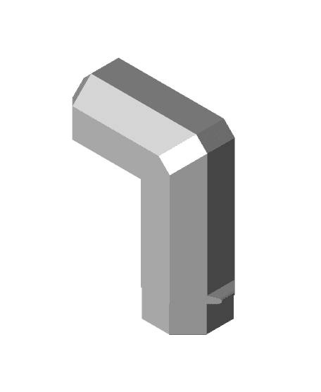 15x12·5 mm - Hook (Bolt-Locked Insert) 3d model