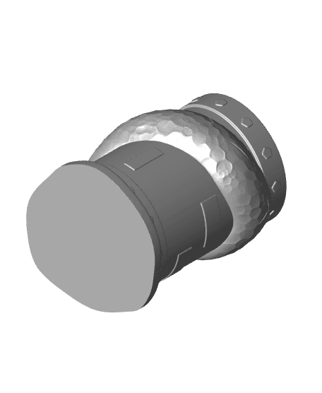 Tentacle Drum Pen Holder - Can Holder 3d model