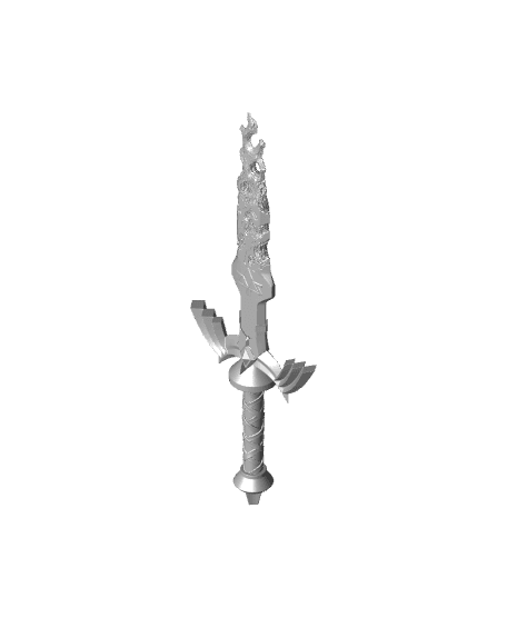 Master Sword TOTK Decayed 3d Print File STL 3d model