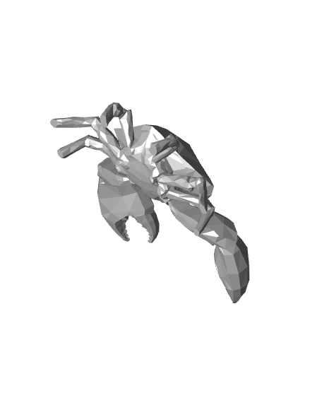 Low Poly Crab 3d model