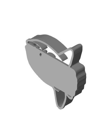 Fish Cookie Cutter, Biscuit Cutter 3d model