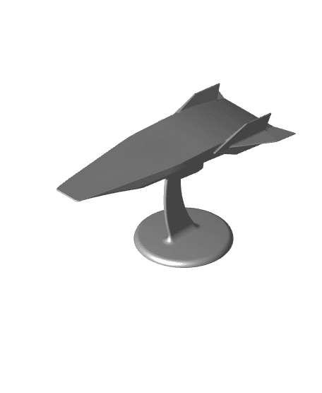 NASA X-43 Scramjet Experimental Plane Printable Miniature 3D 3d model