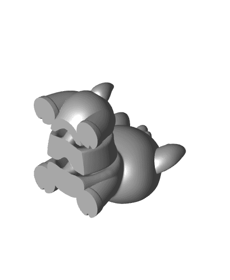 Flexi Christmas Baby Deer 3d model