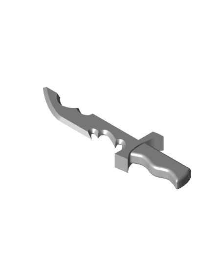 Helluva Boss Millie's dagger 3d model