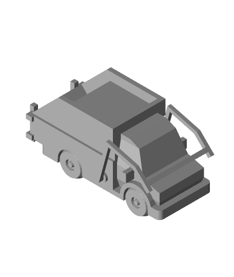 Garbage Truck 3d model