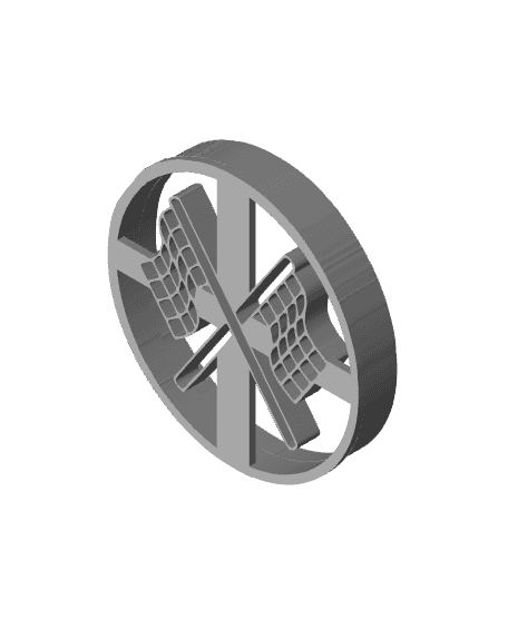 Race Cookie Cutter, Biscuit Cutter 3d model