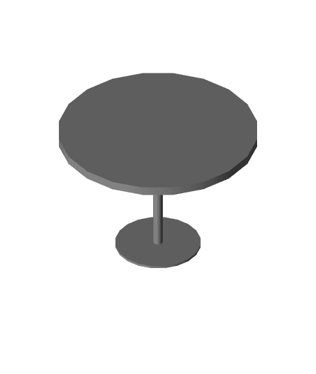 Round Table 3d model