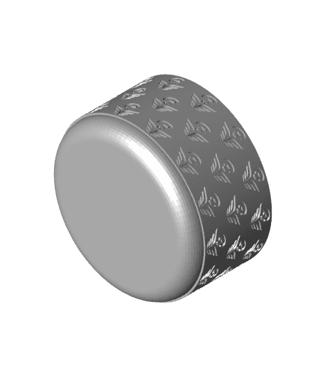 Rounded RbyE decorative box 3d model