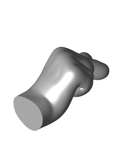 EMOJI HAND 🫰 HEART FINGERS / HAND WITH FINGER AND THUMB CROSSED 3d model