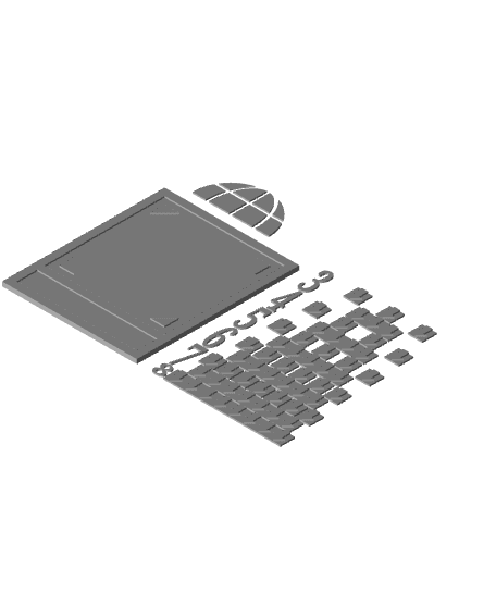 Helldivers 2 Stratagem Plaque (Template) 3d model