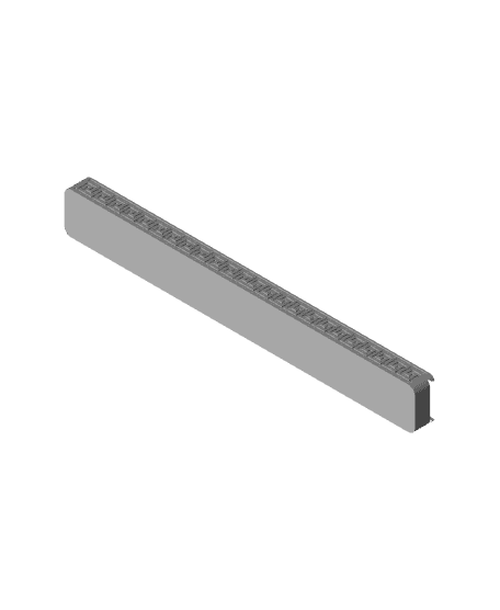 Incense Holder with Slide-In Storage 3d model
