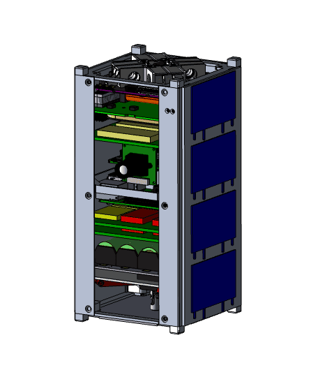 Integrated CubeSat HCCSat 2023-04 3d model
