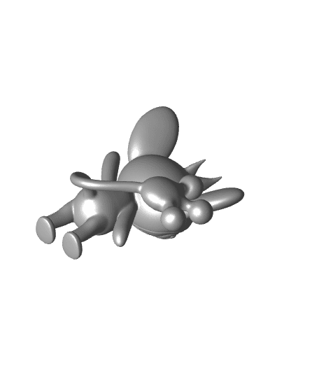Pokemon Aipom #190 - Optimized for 3D Printing 3d model