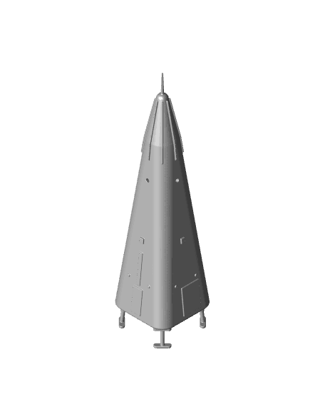 Delta Clipper MD DC-X Printable Miniature 3d model