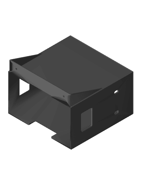 Double Din Box v5.3mf 3d model