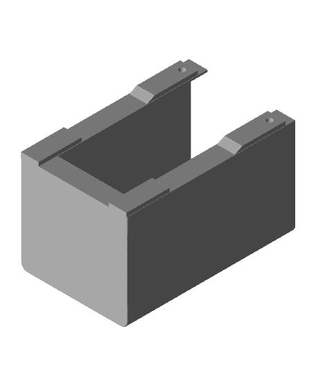 Wall Mounted Dryer Sheet Holder 3d model