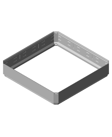 3x3x0·5 - Simple Multigrid Bin Extension 3d model