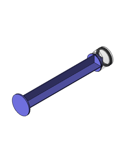 Syringe Plunger mod for O-ring 3d model