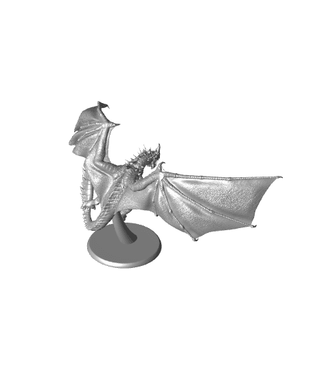 Adult Blue Dragon 3d model