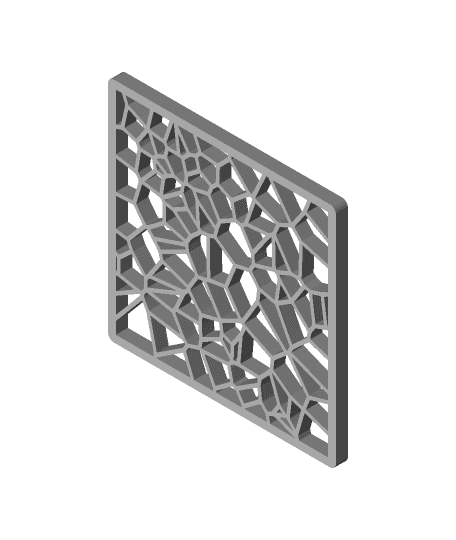 Voronoi Table Decor 1 .stl 3d model