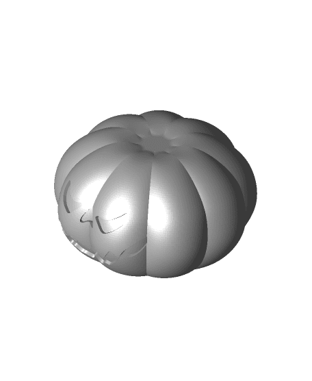Mario mushroom pumpkin stash container 3d model