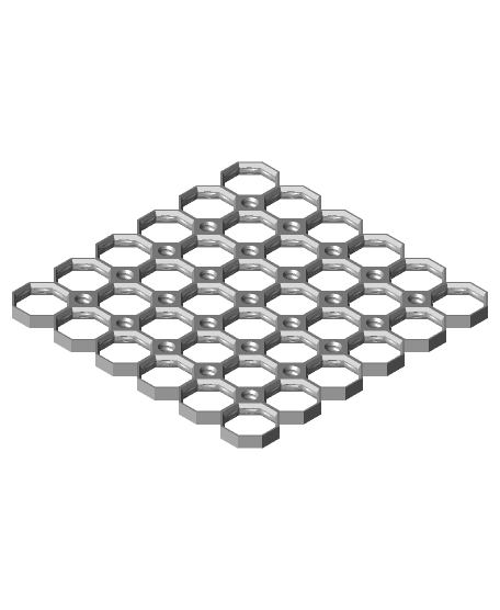 6x6 Multiboard Corner Tile 3d model