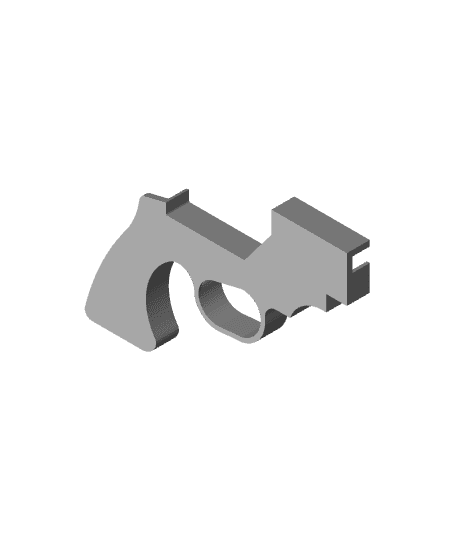 Plant Watering Revolver and Skeleton Hand 3d model