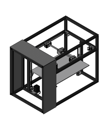 SolidCore CoreXY 200x300 with Stealth XY Mounts 3d model
