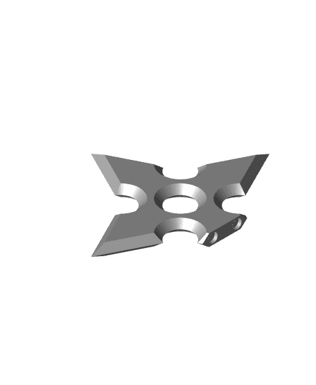 Ninja Star Magnets 3d model