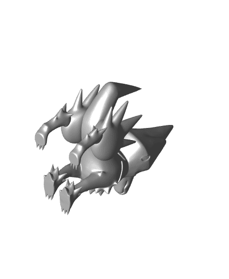 Pokemon Manectric #310 - Optimized for 3D Printing 3d model