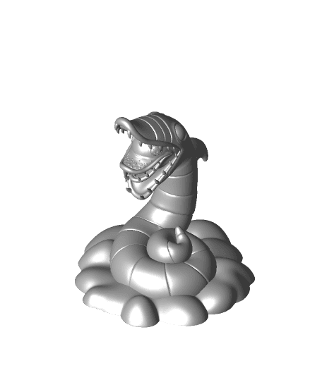 Sandworm (Beetlejuice) -Little Big Head 3d model