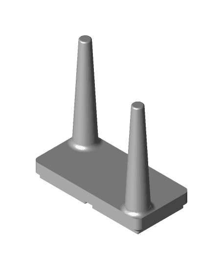 Gridfinity Rubber Band Holder - 3D model by robert.j.holstein on Thangs